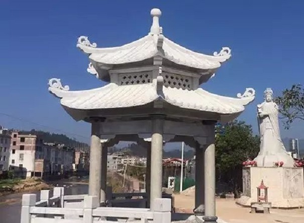 石雕凉亭长廊如何布置，这些风水讲究你要知道！