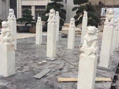 石雕栓马桩