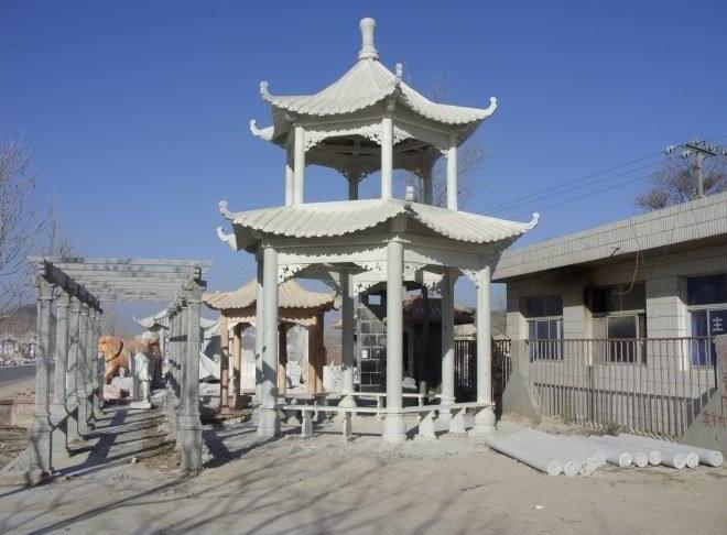 石雕凉亭在园林艺术中有哪些应用？选购它可以根据这些方法！